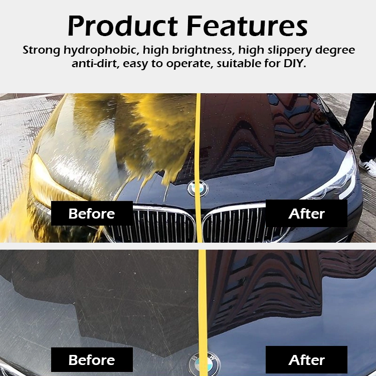 Car Ceramic Coating Protective Ultra Hydrophobic Ceramic Detail Spray Replaces Wax & Sealants DIY Friendly Car Care Products