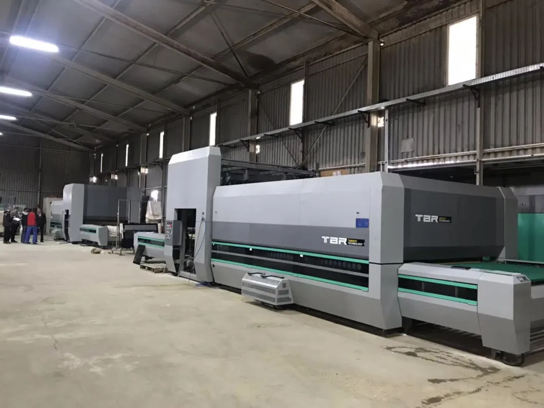 Flat and Bending Glass Tempering Furnace Making Machine Glass Edging Toughening Temped Glass Making Furnace Machine CNC Milling Engraving Machines Water Jet