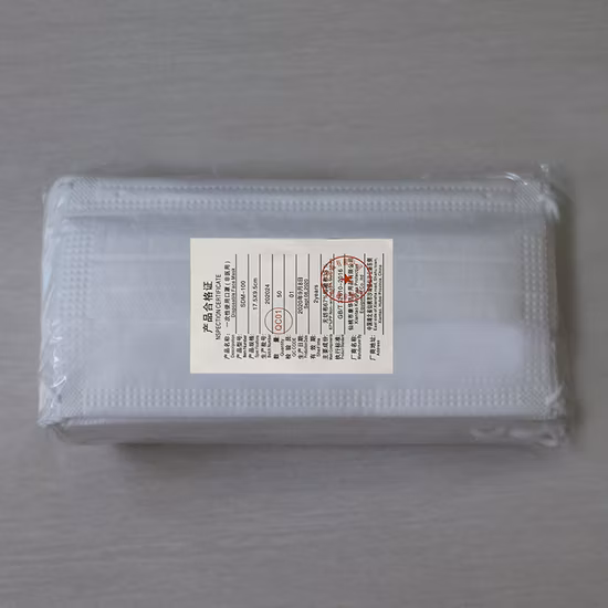 Schützende Gesichtsmaske in der Medizin-, Lebensmittel- und Schönheitsindustrie