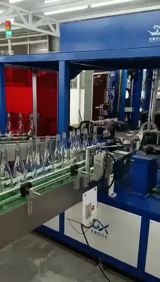 Automatische CNC-gesteuerte 4-Farben-Siebdruckmaschine für Weinflaschenetiketten aus Glas
